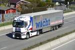 Renault Trucks T - Planensattelzug von 'Wicht- Logistik Transport' GmbH.