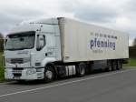 weier Renault Premium pfennig logistics Khlkoffer Sattelzug in RE 01042012