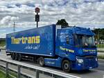 Ein Renault Sattelzug von Thurtrans am 11.9.25 beim Grauholz.
