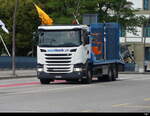 Scania G 410 unterwegs in Olten am 28.07.2023
