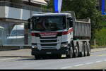 Scania G 450 mit Mulde unterwegs in Unterkulm am 30.07.2026