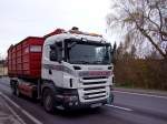 SCANIA-R620 mit Abrollcontainer;101109