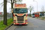 Grillmayer Scania Super am 28.01.23 in Hanau Hafen
