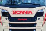 Grillmayer Scania Super am 28.01.23 in Hanau Hafen