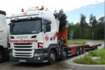 =Scania von  Detmers-Transporte  rastet an der BAB A7, Juli 2016