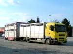 Scania-R420 für Großviehtransport ;090321