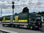 Ein Scania Hängerzug von Emil Egger am 11.9.25 beim Grauholz.