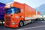 Ein Scania H�ngerzug von J�hrmann am 27.6.26 beim Trucker Festival Interlaken.