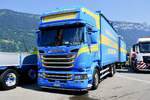 Ein Scania H�ngerzug von Martin Wittwer am 27.6.26 beim Trucker Festival in Interlaken.