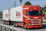 Ein Scania H�ngerzug von  Willy Hochuli am 11.9.26 bei Grauholz.