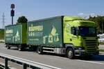 Ein Scania H�ngerzug von K�ppeli am 11.9.26 bei Grauholz.
