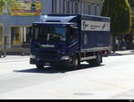 Scania P 280 mit Kastenaufbau unterwegs in Morges/VD am 01.09.2023