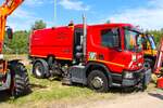 Scania P280 XT Faun Kehrmaschine der Bundeswehr Gel�ndebetreuung am 06.06.26 beim Tag der Bundeswehr in Kastellaun 