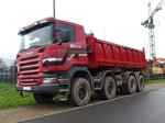 Scania R 420 am 31.01.2016 in der Nähe von Schweich