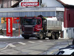 Scania G 440 Kipper mit Schnee Beladen unterwegs in Tramelan am 20.01.2021