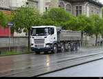 Scania G 490  Kipper unterwegs in der Stadt Zürich am 2024.05.07
