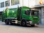 SCANIA-P320 sorgt für den Müllabtransport in der finnischen Stadt OULU; 160726