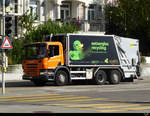 Scania P320 Müllwagen unterwegs in der Stadt Solothurn am 22.09.2020