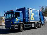 SCANIA P420, mit Aufbau zur M�llentsorgung; 260912