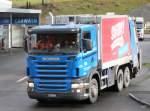 Scania R 420 Müllwagen unterwegs in Dallenwil am 03.01.2014
