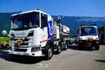 Ein Scania und MB Unimog von RSS am 27.6.26 beim Trucker Festival Interlaken.