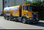 Scania R 500 Strassenreiniger unterwegs in Pratteln am 22.07.2026