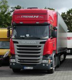 Scania R 410 rastet am Autohof Fulda Nord im Juni 2016