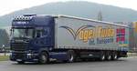 =Scania von der Spedition  VOGEL  steht im März 2017 am Autohof Fulda-Nord
