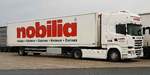=Scania-Sattelzug von NOBILIA rastet im September 2020 in Bad Hersfeld