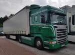 =Scania Green Truck 2014 rastet an der A 7 im Juni 2021