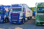 Scheufler Kühltransporte Scania am 16.07.22 beim ADAC Truck Grand Prix auf dem Nürburgring