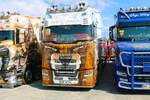 Heide Logistik Scania Sattelzug am 16.07.22 beim ADAC Truck Grand Prix auf dem Nürburgring