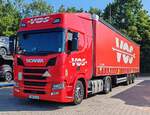 =Scania 420 R-Sattelzug von VOS aus Litauen, 07-2025