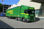 Scania R 450 Sattelschlepper abgestellt im Areal des Flugplatz in Bleienbach am 31.05.2026
