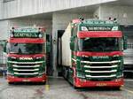 Zwei Scania Sattelz�ge von G.G.