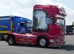 =Scania-Sattelzugmaschine, gesehen beim Country-, Trucker- und Streetfoodfestival Fulda im Juli 2017