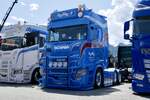 Scania Zugmaschine von Domig am 20.6.26 bei der L�ndle Truckshow.