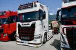 Scania Zugmaschine der Spedition Reuss am 20.6.26 bei der L�ndle Truckshow.