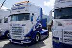 Eine Scania Zugmaschine von Dominik Tiefenthaler am 20.6.26 bei der L�ndle Truckshow.