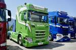 Scania Zugmaschinen von B�hler und Waser am 20.6.26 bei der L�ndle Truckshow.