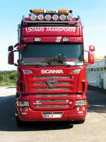 August 2012 / Scania Zugmaschine mit V8 Motor und 580 PS ..