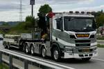 Ein Scania Schwerlast-Sattelzug von Affolter am 10.9.26 bei Grauholz.
