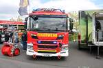 Feuerwehr Bremerhaven Scania P360 Lentner HLF20/16 am 18.05.19 auf der RettMobil in Fulda
