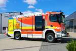 Feuerwehr Paderborn Scania HLF20 am 16.07.22 beim Tag der offenen Tür von Design 112