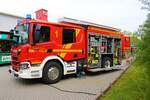 Das neue HLF20/16 der Feuerwehr Rodgau Mitte (Florian Rodgau 1-46-1) am 01.05.23 beim Tag der offenen Tür