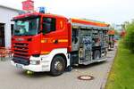 Feuerwehr Rodgau Scania GTLF am 01.05.23 beim Tag der offenen Tür