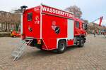 Main Taunus Kreis Scania P360 GW-Wasserrettung am 31.12.25 beim Silvester Abschwimmen 2025 in Mainz am Rheinufer