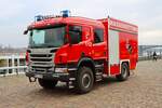 Main Taunus Kreis Scania P360 GW-Wasserrettung am 31.12.25 beim Silvester Abschwimmen 2025 in Mainz am Rheinufer