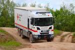 Scania 460R XT des DRK am Rettmobil Offroad Parkour am 08.05.26