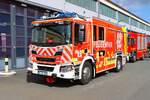 Scania Super P420 Lentner HLF20 Feuerwehr Hanau (Florian Hanau 1-46-1) im Br�der Grimm Design am 07.06.26 beim Tag der offenen T�r der Feuerwehr Hanau 